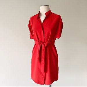 Ann Taylor Petite Burnt Orange Tunic Dress Sz. XSP